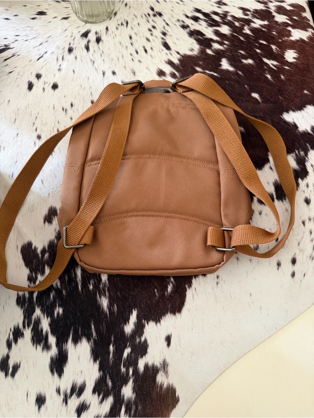 Carhartt Tan Canvas Mini Backpack with Front Pocket - Picture 2 of 2